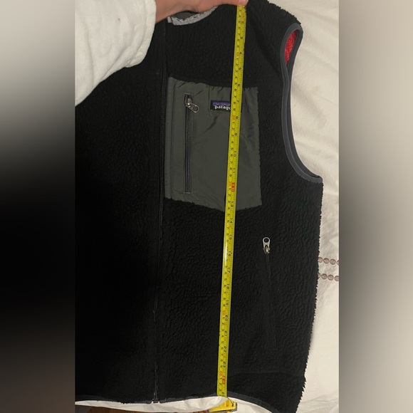 EUC Men's PATAGONIA RETRO-X FLEECE VEST black size Medium M - Picture 7 of 7